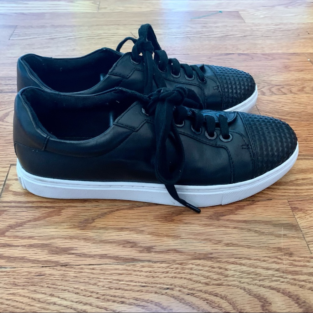 Rebecca Minkoff black studded sneakers 8.5
